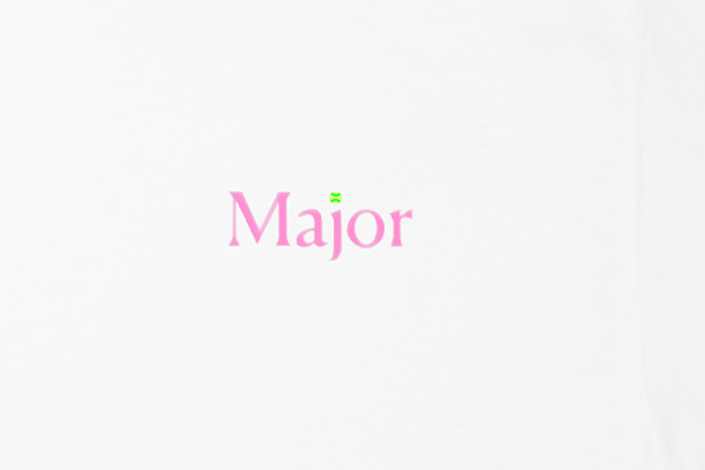 Major T-shirt Logo White/Pink
