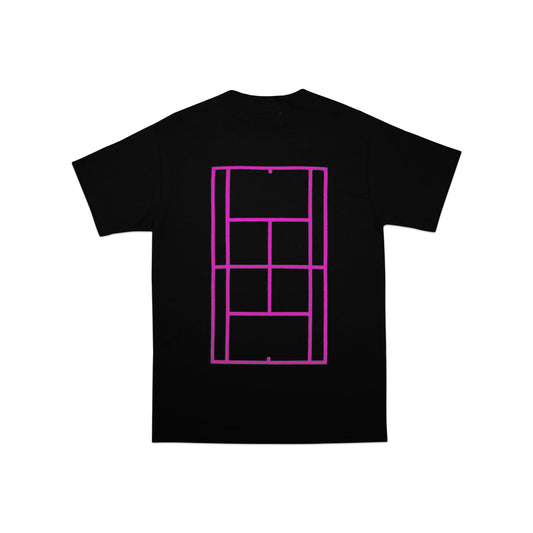 Major T-shirt Court Black/Pink