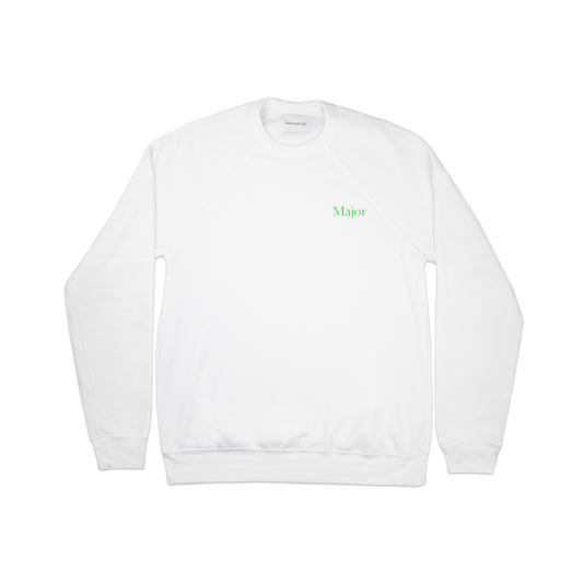 Major Sweatshirt Logo White/Green