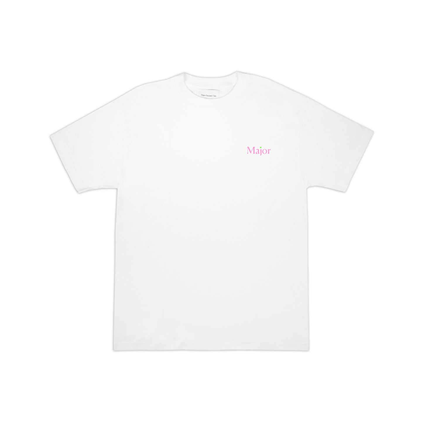 Major T-shirt Logo White/Pink